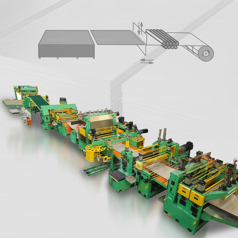 길이 기계로 절단되는 시트 코일