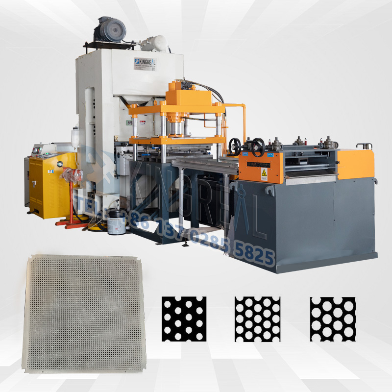 완전 자동 천공 금속 생산 라인