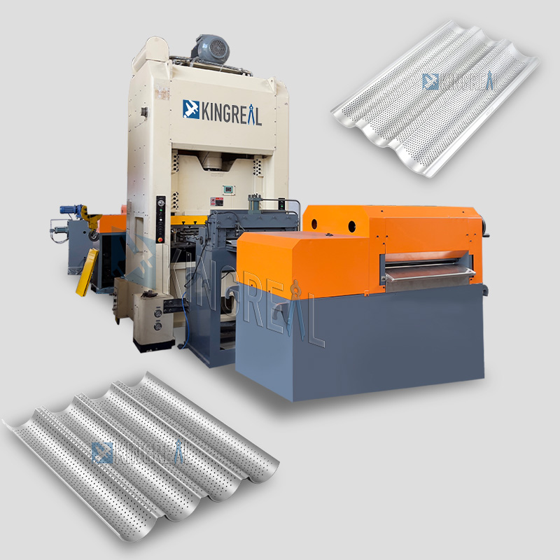 금속 바게트 트레이 천공 펀칭 기계 만들기