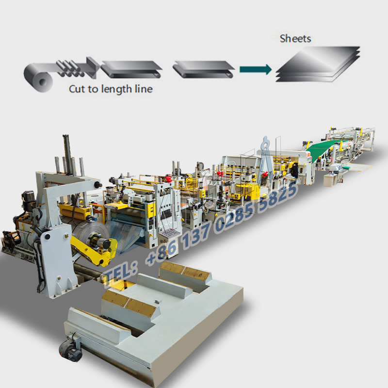 길이 기계로 절단된 판금